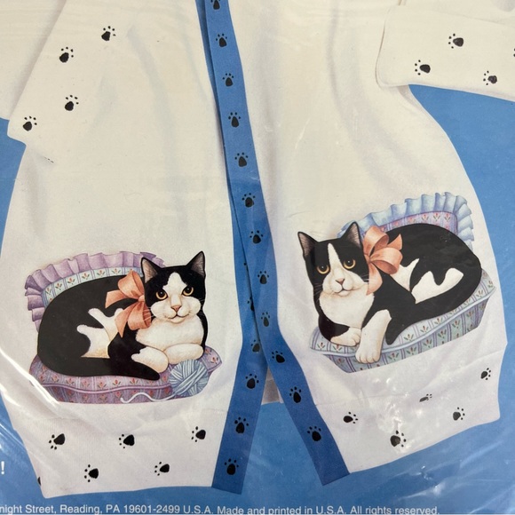 Cozy Cats vintage iron on transfers - Picture 5 of 13